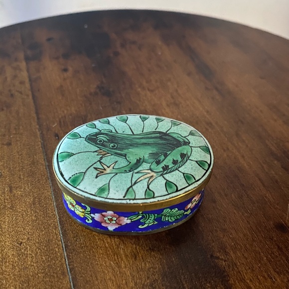 Other - Enamel hand painted trinket box